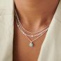 Daisy Estée Lalonde Sunburst Chain Necklace - Silver - ELN10_SLV