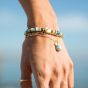 Sarah Alexander Oceana Gold Gemstone Bracelet