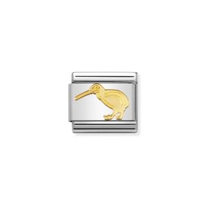 Nomination Classic Air Animals Kiwi Charm Gold