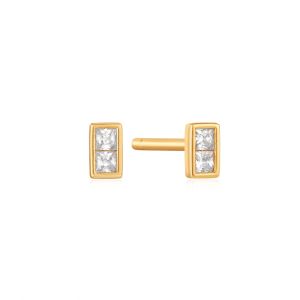 Ania Haie Glam Mini Stud Earrings Gold Plated