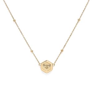 Olivia Burton Signature Minima Bee Gold Pendant Necklace - 24100096