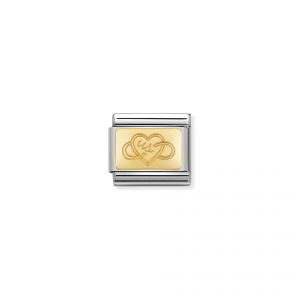 Nomination Classic Gold Us Heart Charm