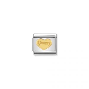 Nomination Composable Classic gold granny heart charm - 030162_39