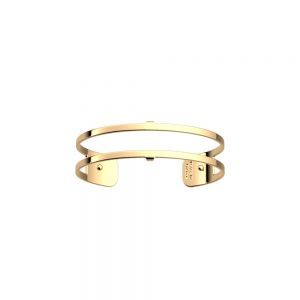 Les Georgettes Bracelet - Pure 14mm Gold Finish Bangle Cuff