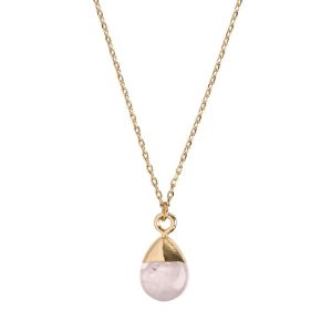 Timi Goddess of Friendship Necklace Gold Rose Quartz 83613001