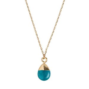 Timi Goddess of Courage Necklace Gold Aquamarine 83613200