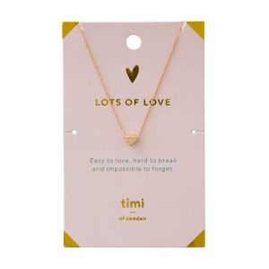 Timi Lots of Love Gold Plated Sliding Heart Necklace 84110