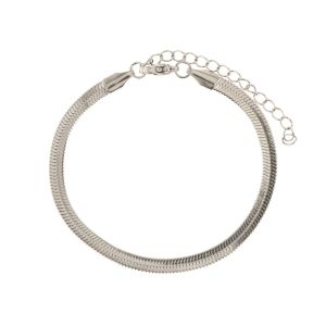 Timi Ivy Snake Chain Bracelet Stainless Steel Silver 8438201