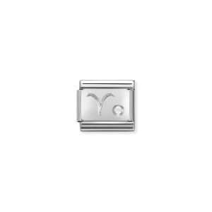 Nomination Silver and Zirconia Classic Aries Charm - 330302/01