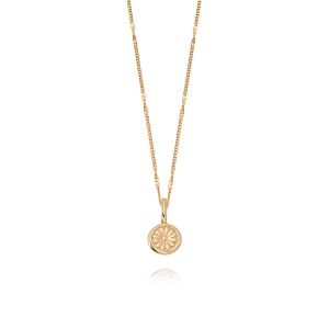 Daisy Bloom Mini Pendant Necklace - Gold DN01_GP