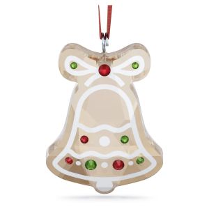 Swarovski Crystal Holiday Cheers Gingerbread Bell Ornament - 5681580