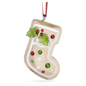 Swarovski Crystal Holiday Cheers Gingerbread Stocking Ornament - 5681581