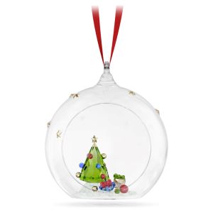 Swarovski Crystal Holiday Cheers Tree and Gifts Ball Ornament - 5681633