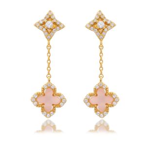 Georgini Sydney Soiree Fairwater Mother of Pearl Drop Earrings - Gold IE1188G