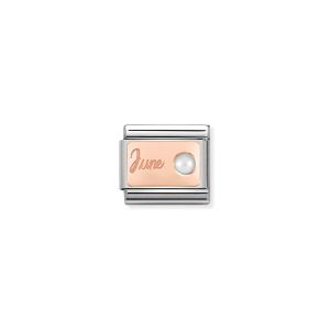 Nomination Rose Gold Classic June Birthstone Charm - 430508/06