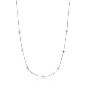 Ania Haie Modern Beaded Necklace Silver N002-03H