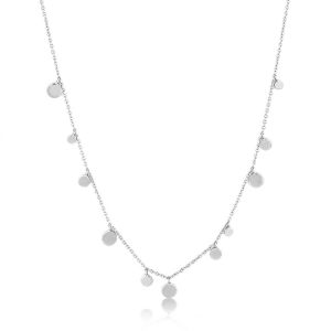 Ania Haie Geometry Mixed Discs Necklace Silver