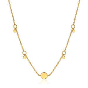 Ania Haie Geometry Drop Discs Necklace - Gold - N005-03G