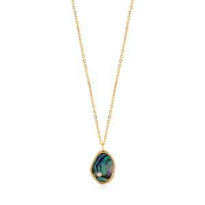 Ania Haie Tidal Abalone Gold Necklace - Gold N027-01G