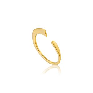 Ania Haie Geometry Adjustable Ring - Gold R005-02G