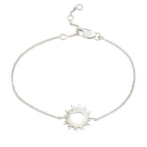 Rachel Jackson Electric Goddess Sun Bracelet Silver SNB5S