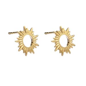 Rachel Jackson Electric Goddess Sunray Stud Earrings Gold SNE9GP