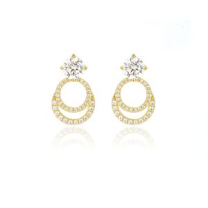 Georgini Goddess Luna Earrings - Gold - IE1123G