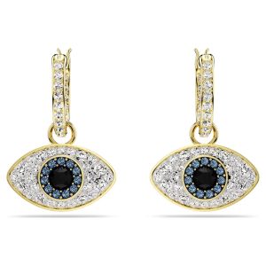 Swarovski Symbolica Evil Eye Drop Earrings - Blue with Gold Tone Plating 5692163