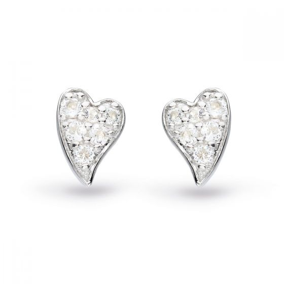 Buy Kit Heath Desire Precious White Topaz Heart Stud Earrings Online