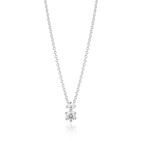 Sif Jakobs Rimini Due Necklace with Cubic Zirconia