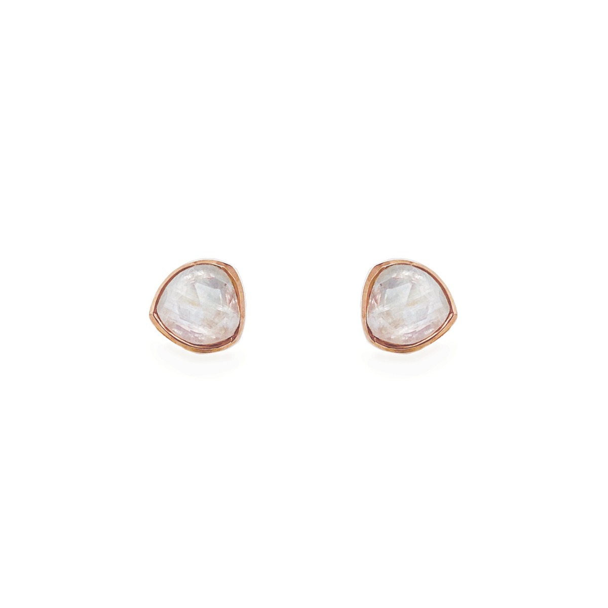 Sarah Alexander Echo Moonstone Irregular Stud Earrings